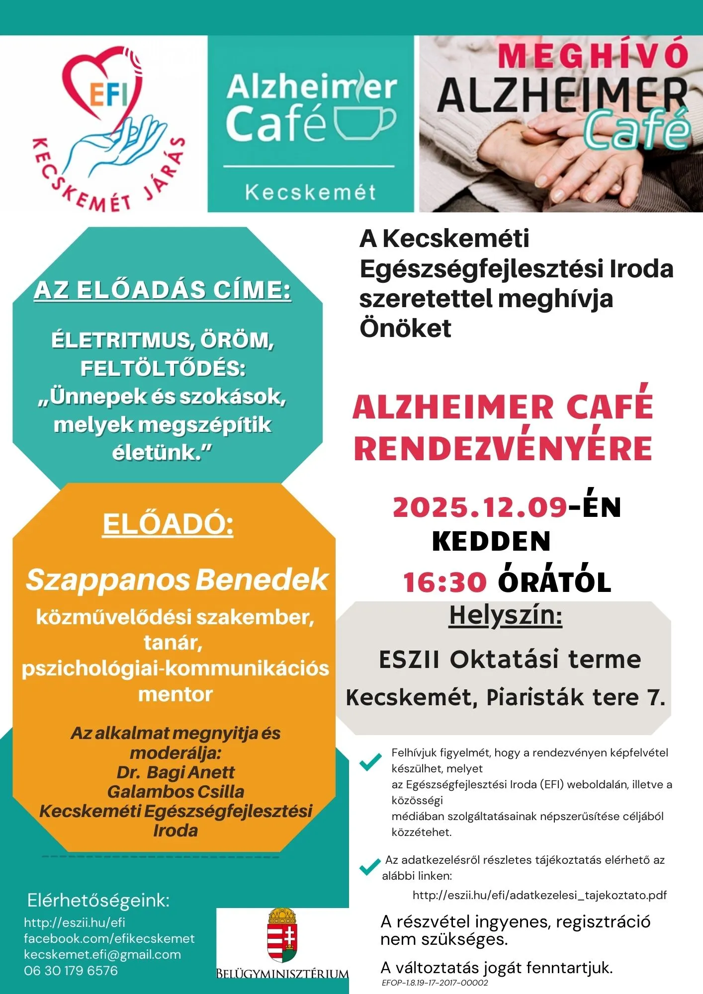 Alzheimer Cafe plakát